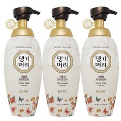 댕기머리 NEW 여울채 트리트먼트 400ml 탈모방지 묶음행사, 3개