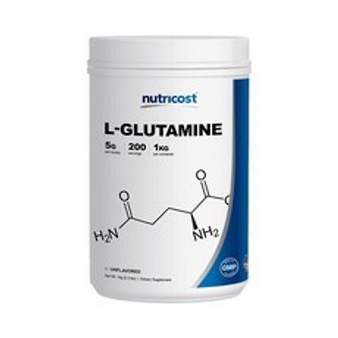 뉴트리코스트 L-글루타민 파우더 1kg 1개 1서빙 5g 200회분 L-Glutamine Powder [1 KG] [Unflavored]
