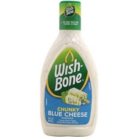 Wish-Bone 청키 블루 체스 드레싱, 1개, 444ml