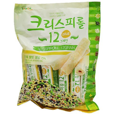 [사보]크리스피롤 12그레인플러스, 180g, 1개