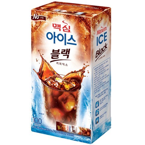 맥심 아이스 블랙 커피믹스 + 추가구성 랜덤발송, 5.9g, 100개