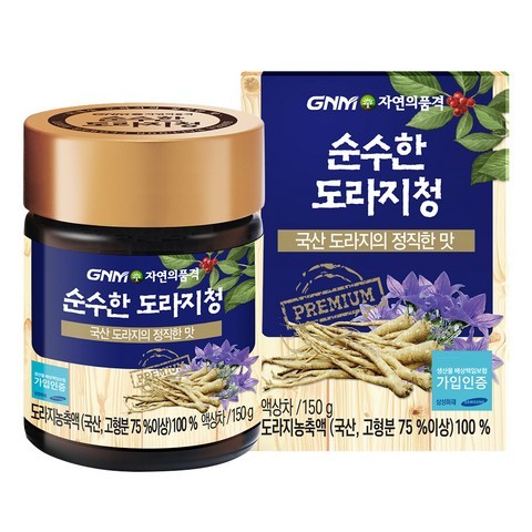 GNM자연의품격 순수한 도라지청, 150g, 1개