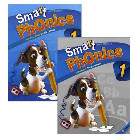 Smart Phonics 1 StudentBook + WorkBook 세트 전2권 + CD, 이퓨쳐