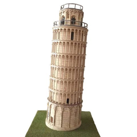 도미네크 레프리카 CUiT벽돌블럭 1:165 피사의 사탑 DIY 키트, 1세트