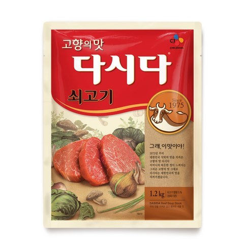 CJ제일제당 쇠고기 다시다, 1.2kg, 1개
