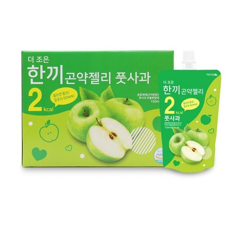 더 조은 한끼 곤약젤리 풋사과, 150ml, 30개