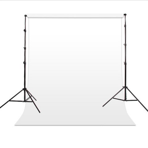 크로마키 스크린 화이트 2 x 3 m + 스탠드 2 x 2 m 세트, 1세트