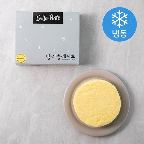벨라플레이트 눈꽃 치즈케이크 (냉동), 330g, 1개