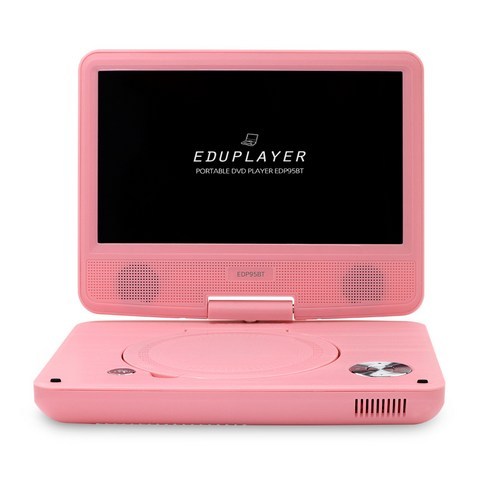 에듀플레이어 휴대용 DVD 플레이어, EDP95BT(핑크)