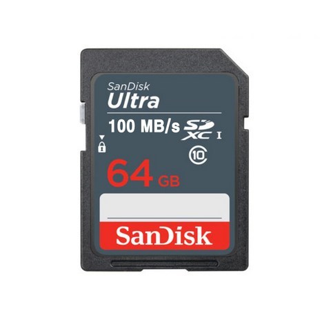 샌디스크 울트라 100MB s SD카드 SDSDUNR-064G-GN3IN, 64GB
