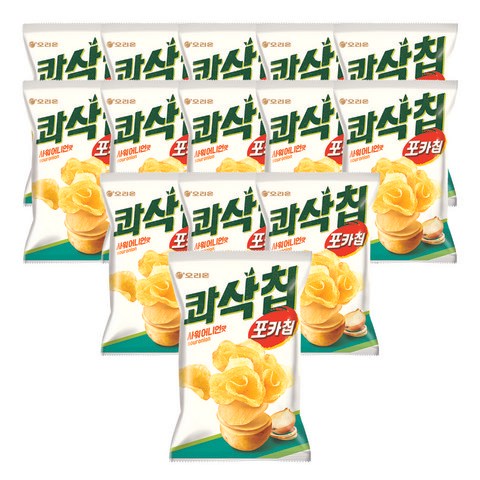 오리온 콰삭칩 사워어니언맛, 60g, 14개