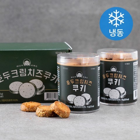 무화당 호두크림치즈 쿠키 (냉동), 95g, 2개