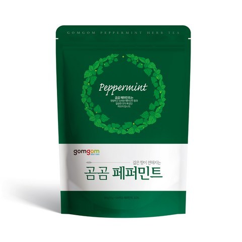 곰곰 페퍼민트 삼각티백, 1.5g, 100개