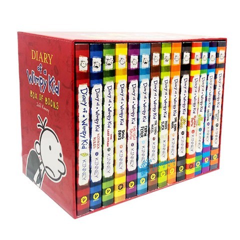 Diary of a Wimpy Kid Box of 1~14 Books, AmuletBooks