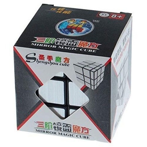 Shengshou 미러 블록 그리기 실버 미러 큐브 큐브 모양의 변형, 단일옵션