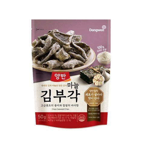 동원 양반 마늘 김부각 50g