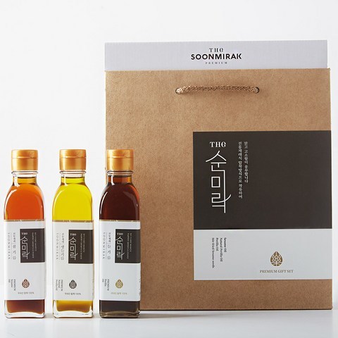 순미락 참기름 선물세트, 1개, 5호(참기름300ml+들기름180ml)