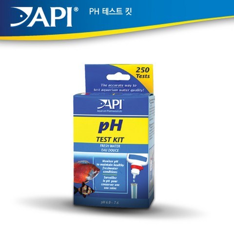 API pH 테스트킷 [담수 전용] (250회 사용) 수질측정 시약