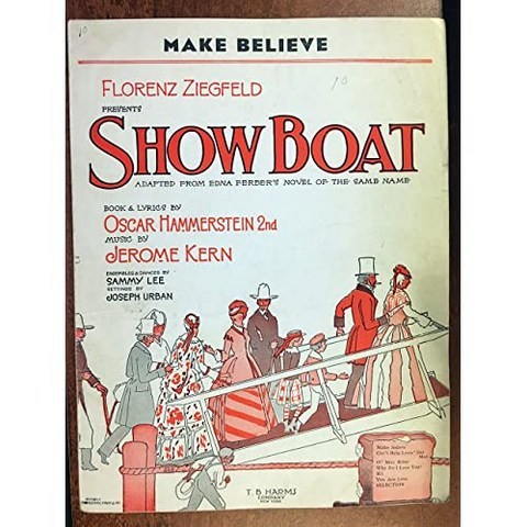1927 Broadway Show Showboat에서 믿을만 (오스카상 슈트 슈타인과 제롬 커플 스틱 음악), 본상품