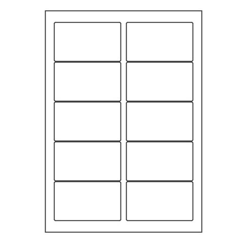 오피스라벨 A4 라벨지 10칸(2x5) 100매 흰색 분류표기용라벨 물류관리용라벨 스티커라벨 폼텍 규격 라벨용지 라벨지