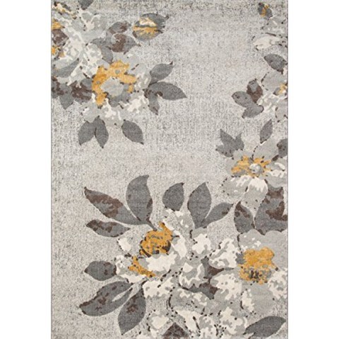 Momeni 러그 LUXE0LX-10GRY2030 Luxe Collection Power-Loomed Contemporary Area Rug 2 x 3 Gray, 단일옵션