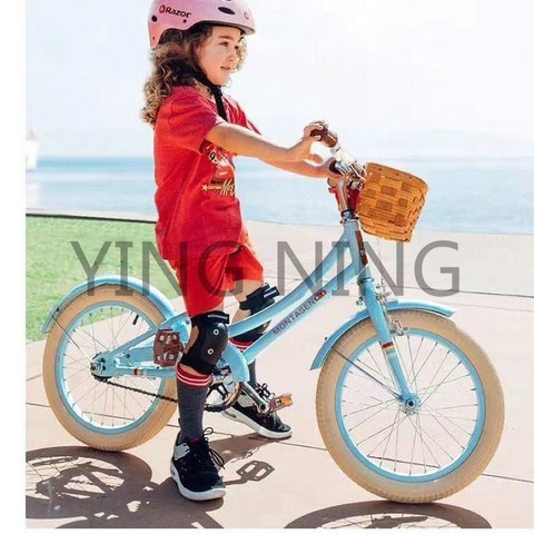 YN 클래식 에디션 어린이 자전거 아동 자건거 18인치 20인치 두발 4+선물증정, 128cm(바구니 없음), 블루