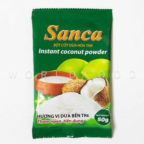 월드푸드 베트남 산카 코코넛파우더 BOT COT DUA, 1개, 50g
