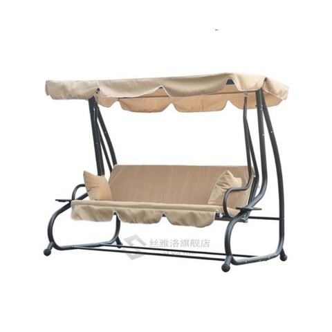 캐노피 흔들의자 햇빛가리개 야외정원 앞마당 Sunshade swing Chair, Light Grey