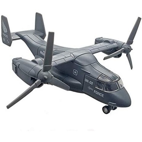 CORPER TOYS 항공기 군용 헬리콥터 수송 비행기 전투기 비행기 육군 공군은 아이들을위한 빛과 소리를 가, 회색_One Size, 회색_One Size, 회색