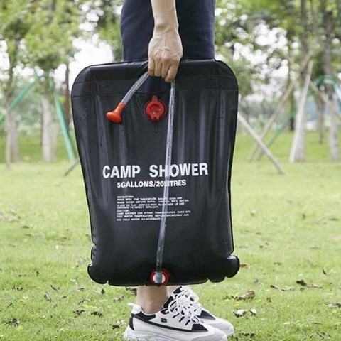 야외용 캠핑 샤워기 휴대용 물 보관 백 20L