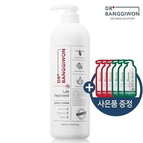 닥터방기원 랩 탈모트리트먼트 1000ml+싱글파우치 6매, one color/free