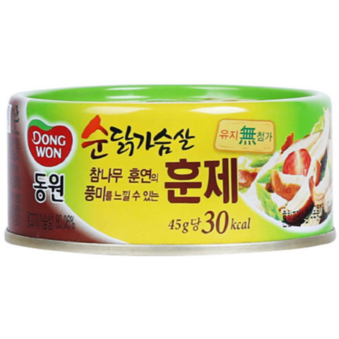 동원 순닭가슴살 훈제 통조림 135g, 1개