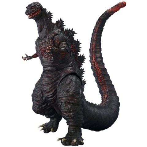 BANDAI SPIRITS (반다이 스피릿츠) S.H.Monster Arts Shin Godzilla Godzilla (2016) 약 180mm PVC 프리, One Color