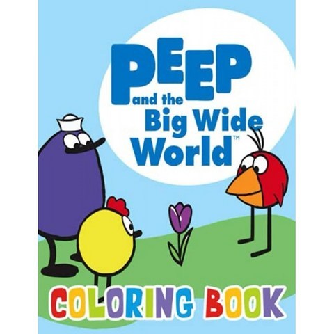 Peep And The Big Wide World Dots Lines Swirls Coloring Book : Perfect gift for your kids-Peep and, 단일옵션