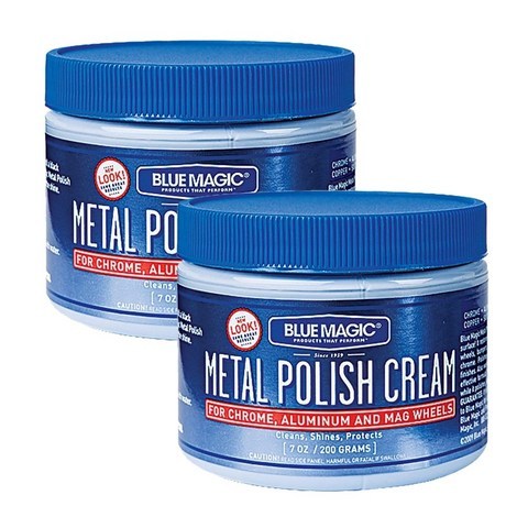 Blue Magic 400 Polish Cream 블루매직 메탈 폴리쉬 크림 금속 광택제 스테인레스 스틸 알루미늄 골드 퇴색 및 산화 방지 200g