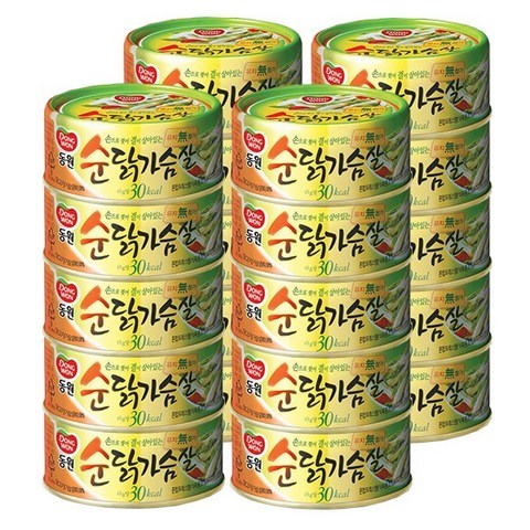 동원 순 닭가슴살 통조림, 20개, 135g