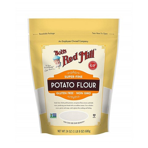 Bobs Red Mill 밥스레드밀 Potato Flour 포테이토 밀가루 24oz(680g) 4팩