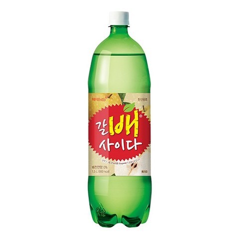 해태음료 해태) 갈배사이다1.5L / (혼합과즙/과즙음료/주스/가공식품/과자/음료 추천), 1ml, 1개