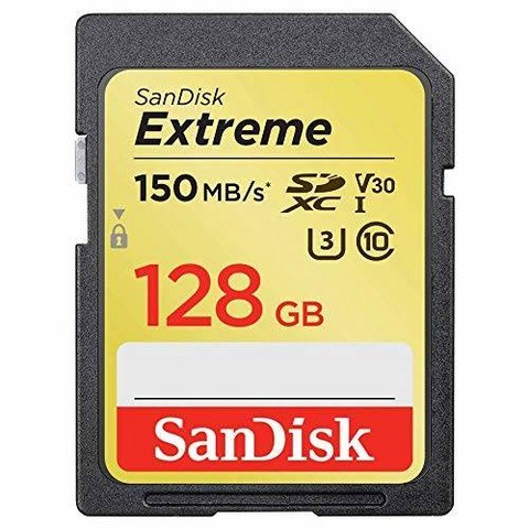 SanDisk 128GB Extreme SDXC UHS-I Card - C10 U3 V30 4K UHD /978063, 상세내용참조