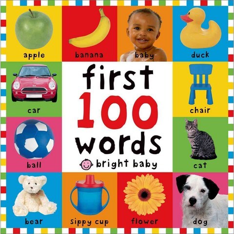 Bright Baby First 100 Words, Priddy Bicknell Books