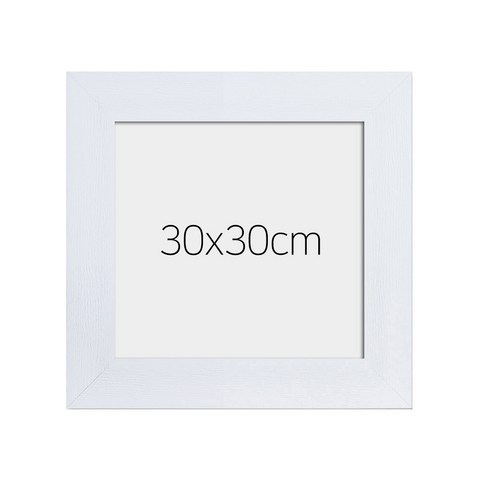 픽스아트 보석십자수 전용액자 국산, 화이트(30x30cm)