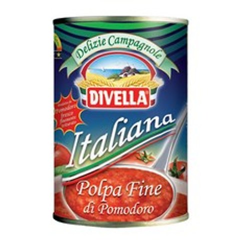 디벨라 DIVELLA 토마토통조림 400g, 폴파파인 토마토, 1개