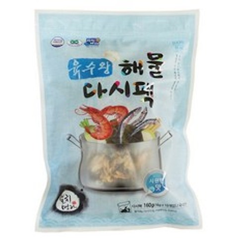 멸치명가 육수왕 해물다시팩 시원한 맛, 160g, 1개