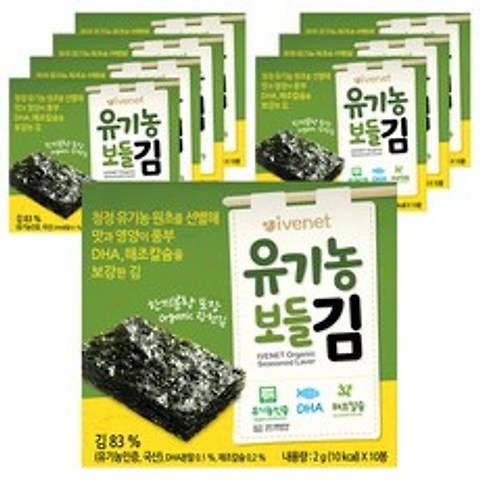 아이배냇 유기농 보들김 2g, 80봉