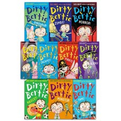 Dirty Bertie 시리즈 3 챕터북 10종 세트, Stripes Publishing