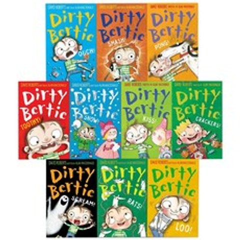 Dirty Bertie 시리즈 2 챕터북 10종 세트, Stripes Publishing