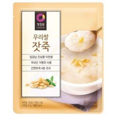 청정원 우리쌀 잣죽, 60g, 1개