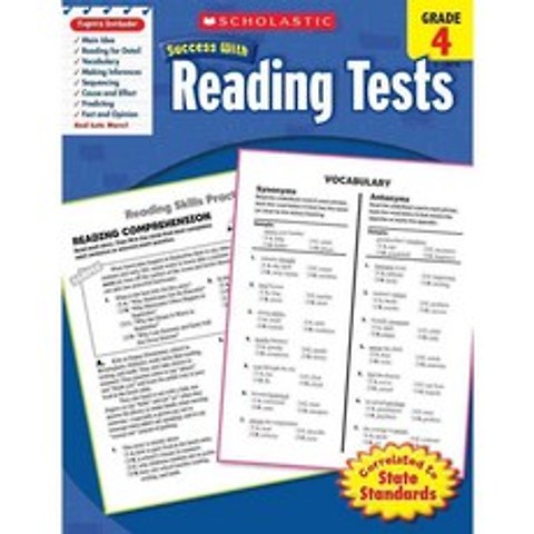 Scholastic Success With Reading Tests Grade 4, Scholastic Teaching Resources