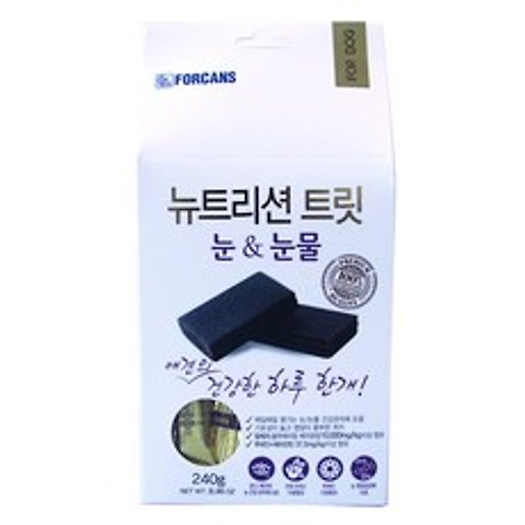 포켄스 뉴트리션 트릿 눈 & 눈물 강아지 영양제, 240g, 1개