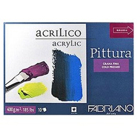 파브리아노 피츄라 아크릴 블록형 전문가용 중목 스케치북, 250 x 350 mm, 10매